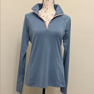 RLX Ralph Lauren Blue Long Sleeve Sports Shirt